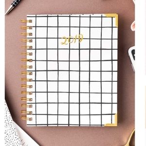 2019 Year Planner Idlewild black&white